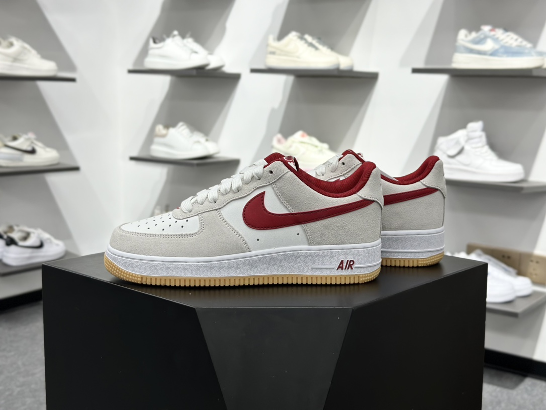 200 Air Force 1 '07 Low 米白红 IB6388-101