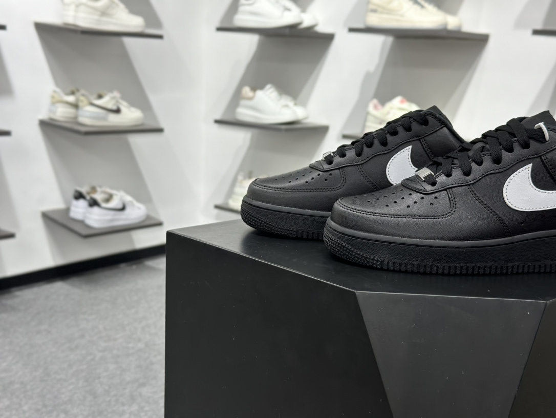 Nike Air Force 1‘07 Low 黑银武士 空军一号低帮休闲板鞋 ZH0316-125