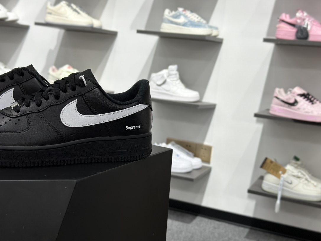 Nike Air Force 1‘07 Low 黑银武士 空军一号低帮休闲板鞋 ZH0316-125