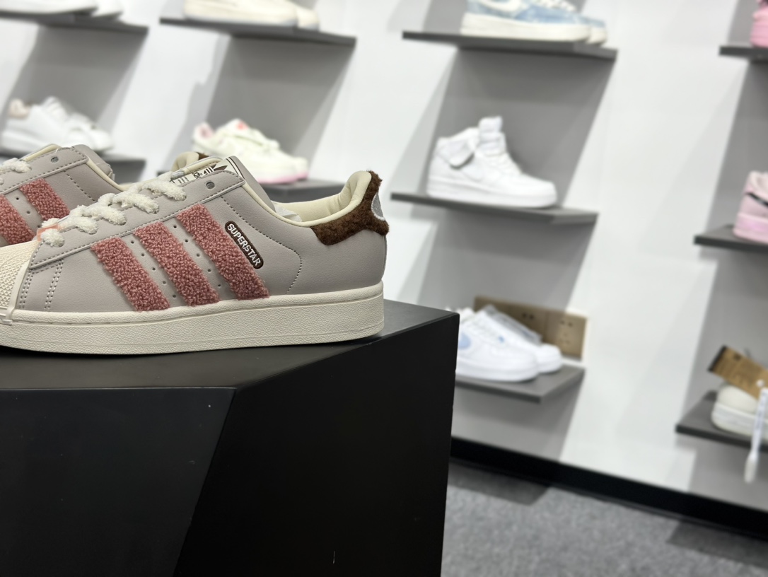 Adidas Originals Super 灰粉 JR6986