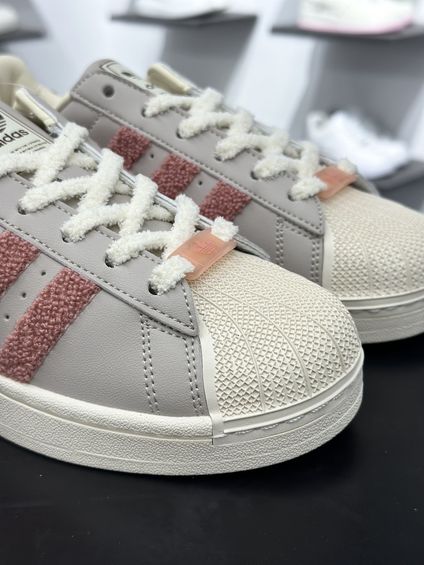 Adidas Originals Super 灰粉 JR6986
