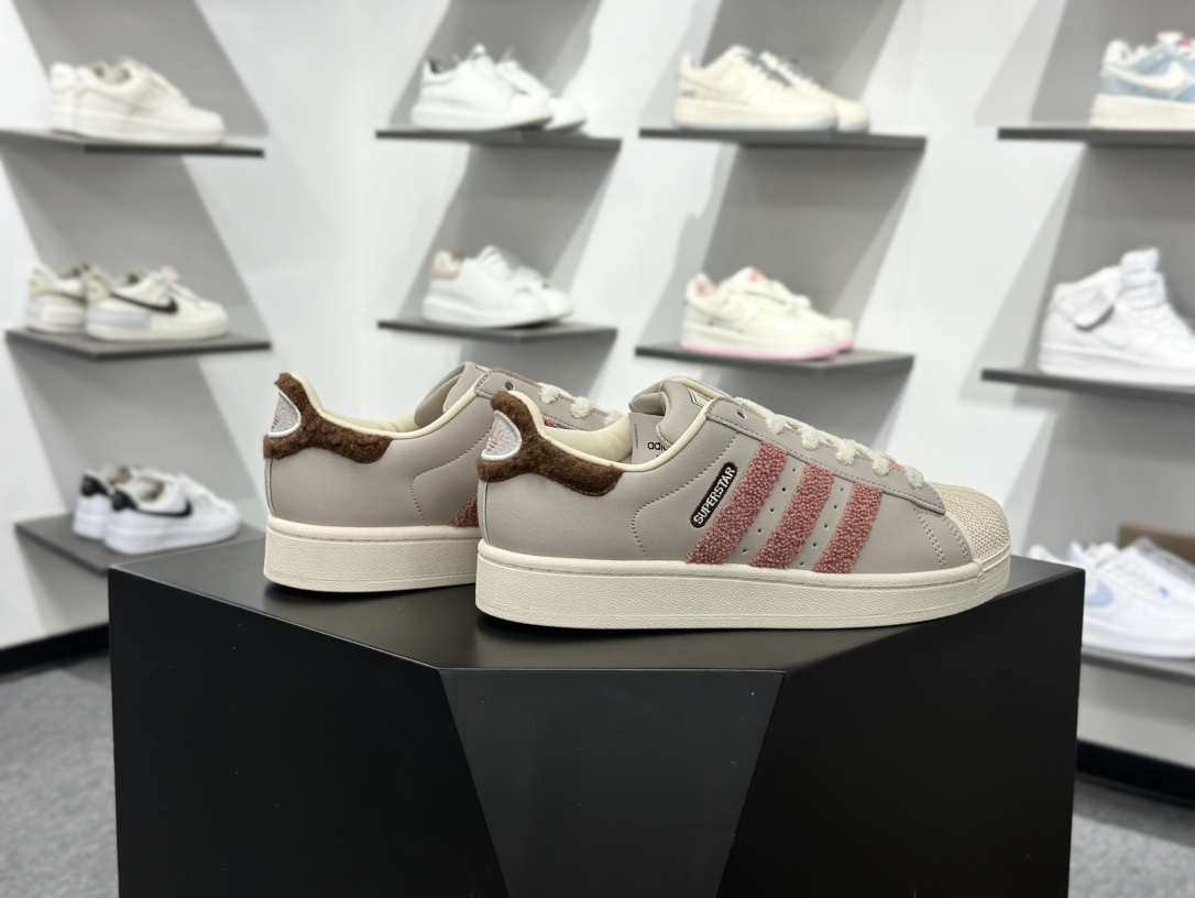Adidas Originals Super 灰粉 JR6986