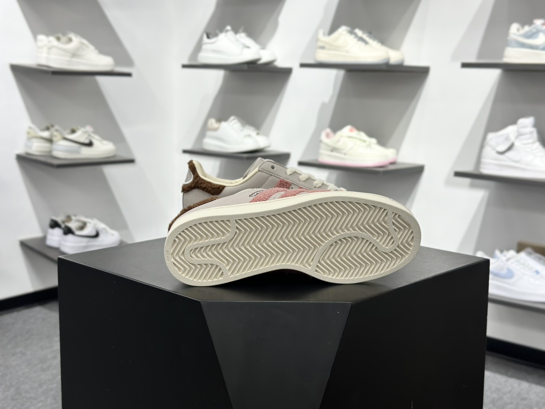 Adidas Originals Super 灰粉 JR6986