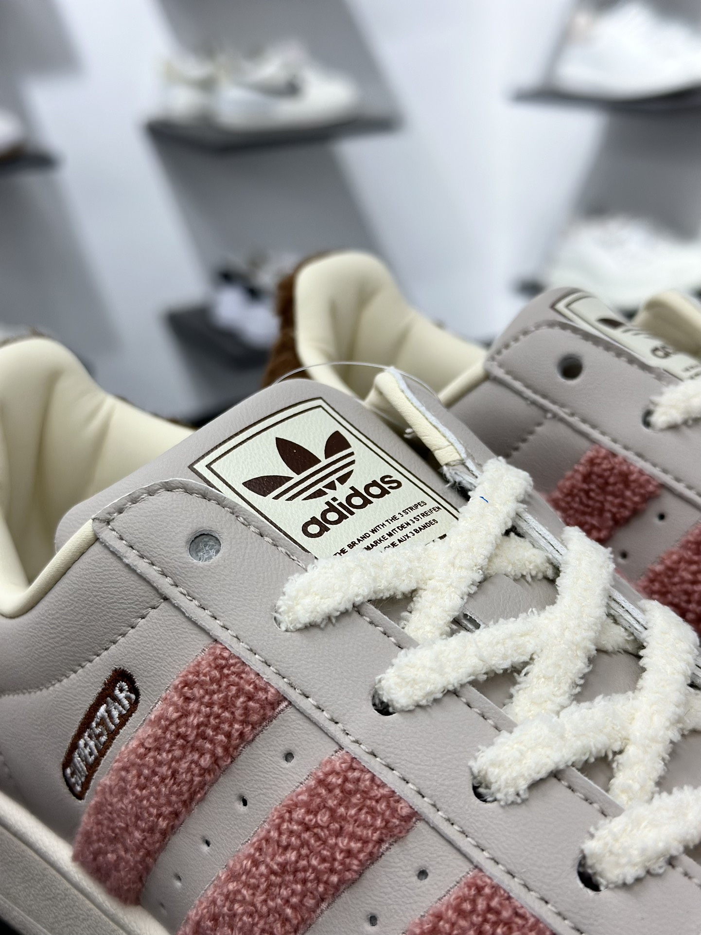 Adidas Originals Super 灰粉 JR6986