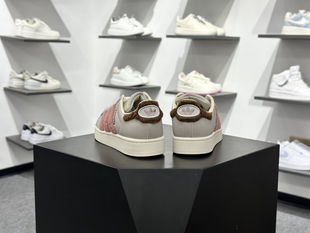 Adidas Originals Super 灰粉 JR6986