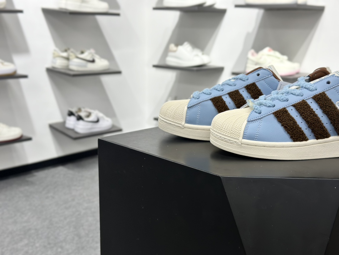 Adidas Originals Super 蓝棕 JR6987