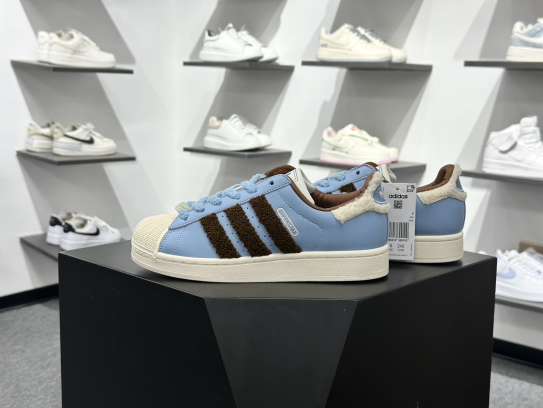 Adidas Originals Super 蓝棕 JR6987