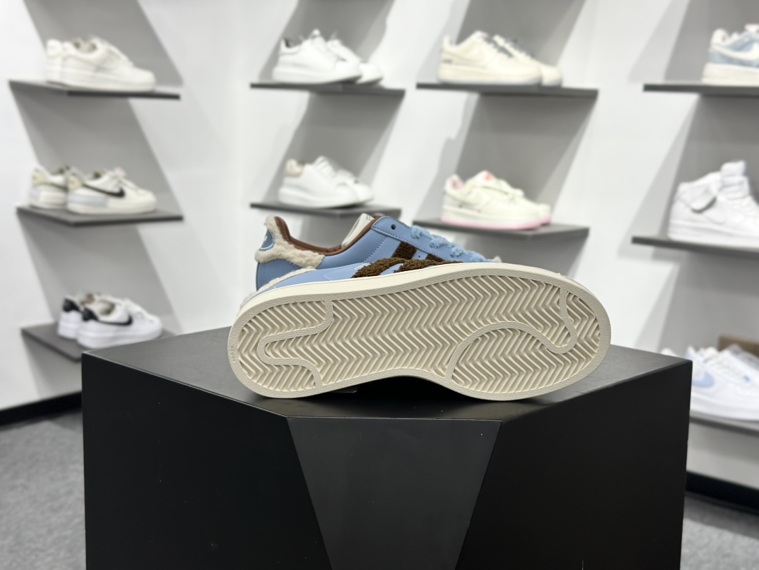 Adidas Originals Super 蓝棕 JR6987