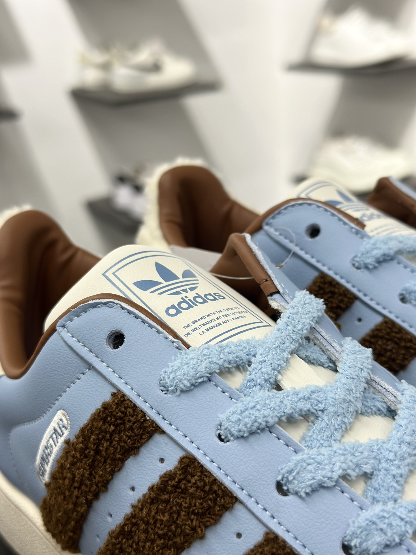 Adidas Originals Super 蓝棕 JR6987