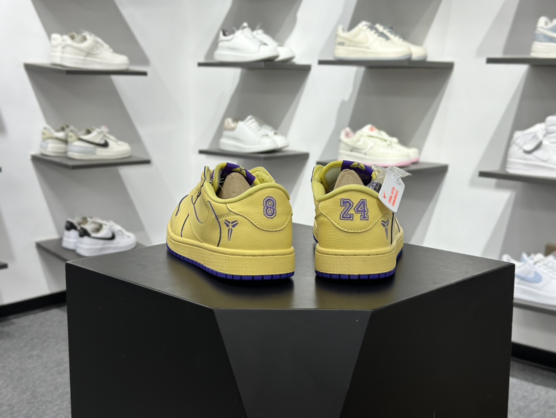 280 Air Jordan 1 Low ”高端定制” 科比黄紫倒钩 LD2028-037