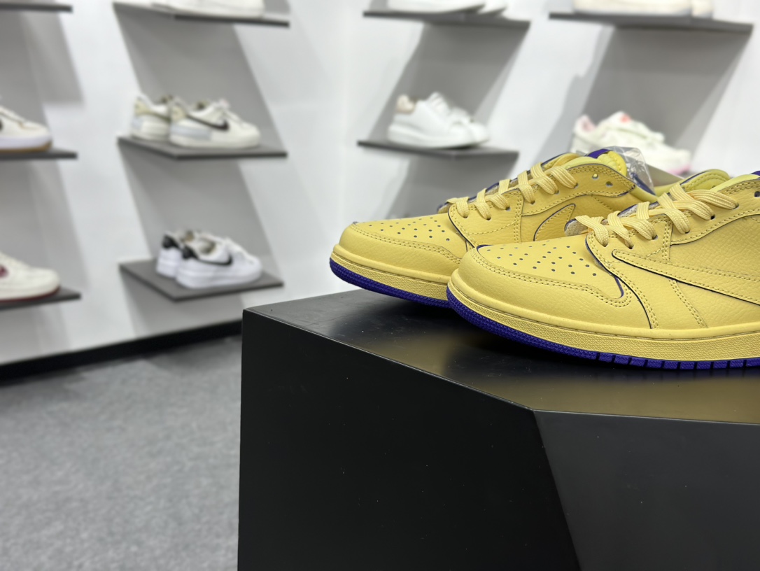 280 Air Jordan 1 Low ”高端定制” 科比黄紫倒钩 LD2028-037