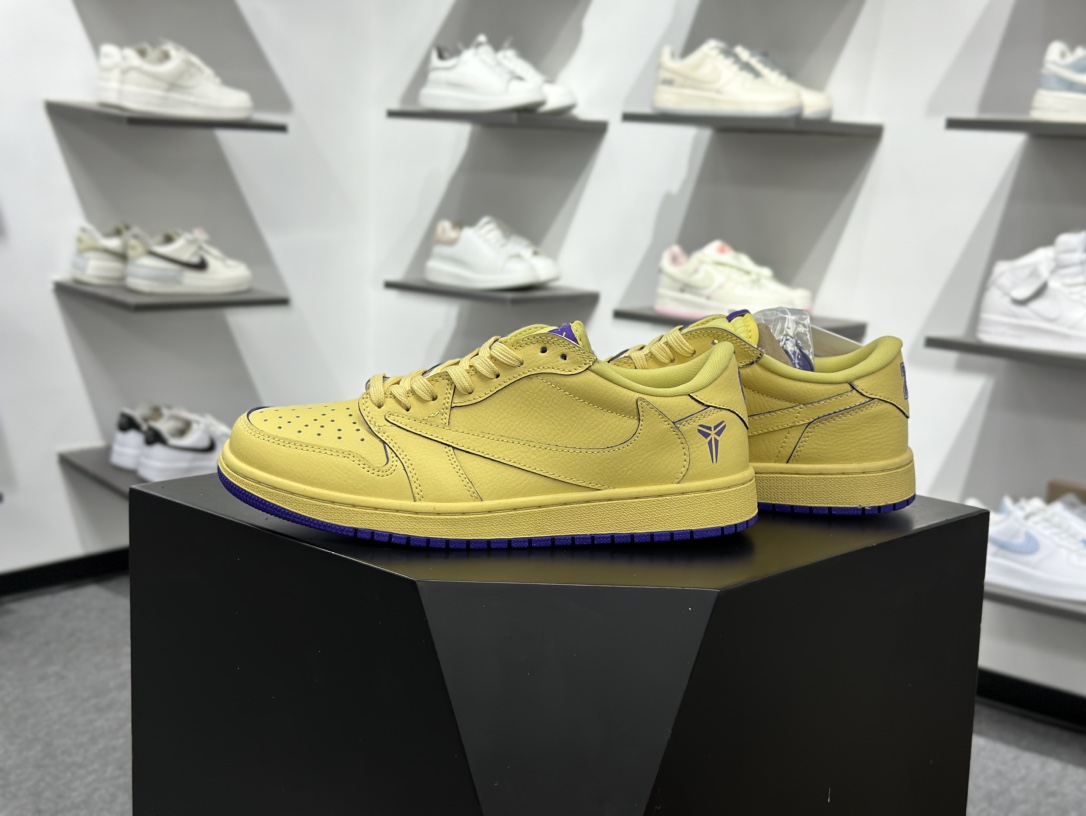 280 Air Jordan 1 Low ”高端定制” 科比黄紫倒钩 LD2028-037