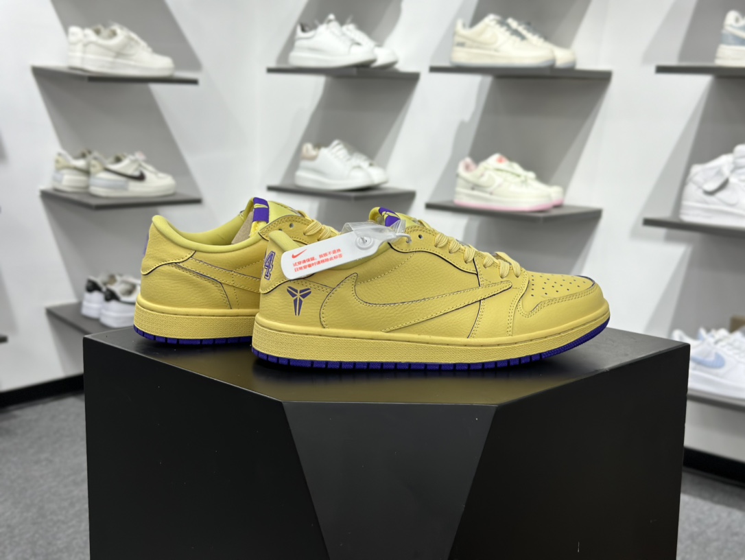 280 Air Jordan 1 Low ”高端定制” 科比黄紫倒钩 LD2028-037