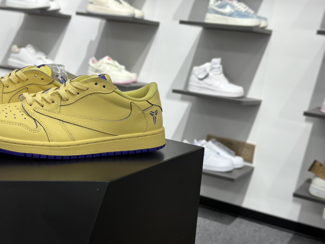 280 Air Jordan 1 Low ”高端定制” 科比黄紫倒钩 LD2028-037