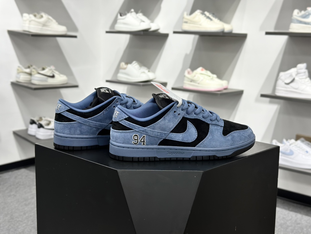 220 Supreme x Nk Dunk SB Dunk Low 舒适 防滑耐磨低帮板鞋 HQ8487-400