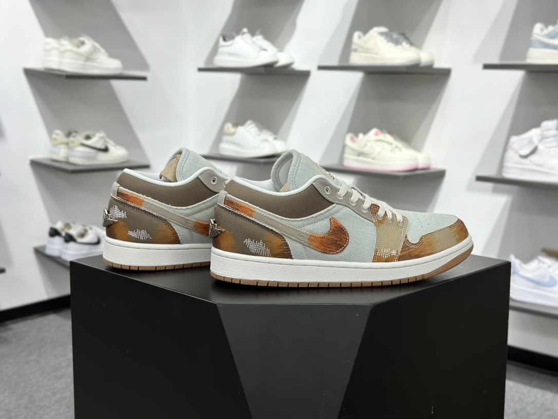 200 Air Jordan 1 Retro Low SE 蓝棕 IM6664-991