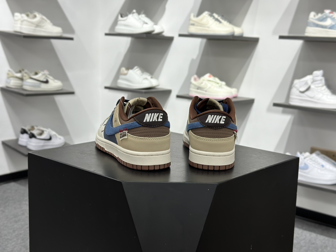 200 Nike SB Dunk Low 斯图西联名 周年高端定制 低帮休闲板鞋 XD1588-209