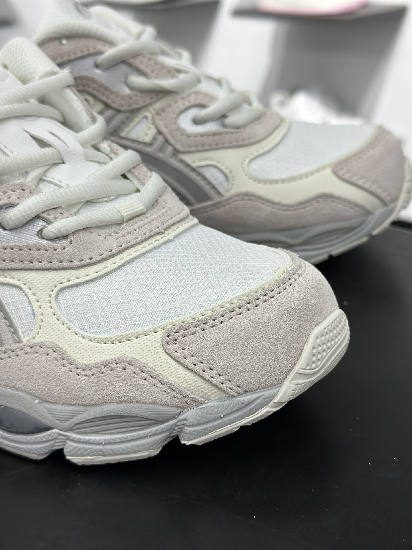 200 Asics Gel-N 复古单品 浅灰 亚瑟士新款厚底街头运动休闲鞋 1203A739-100