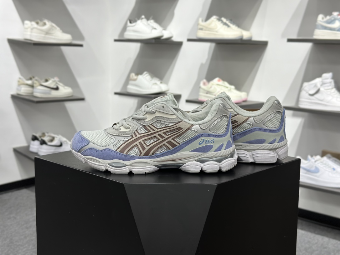 200 Asics Gel-N 复古单品 白蓝 亚瑟士新款厚底街头运动休闲鞋 1203A953-100