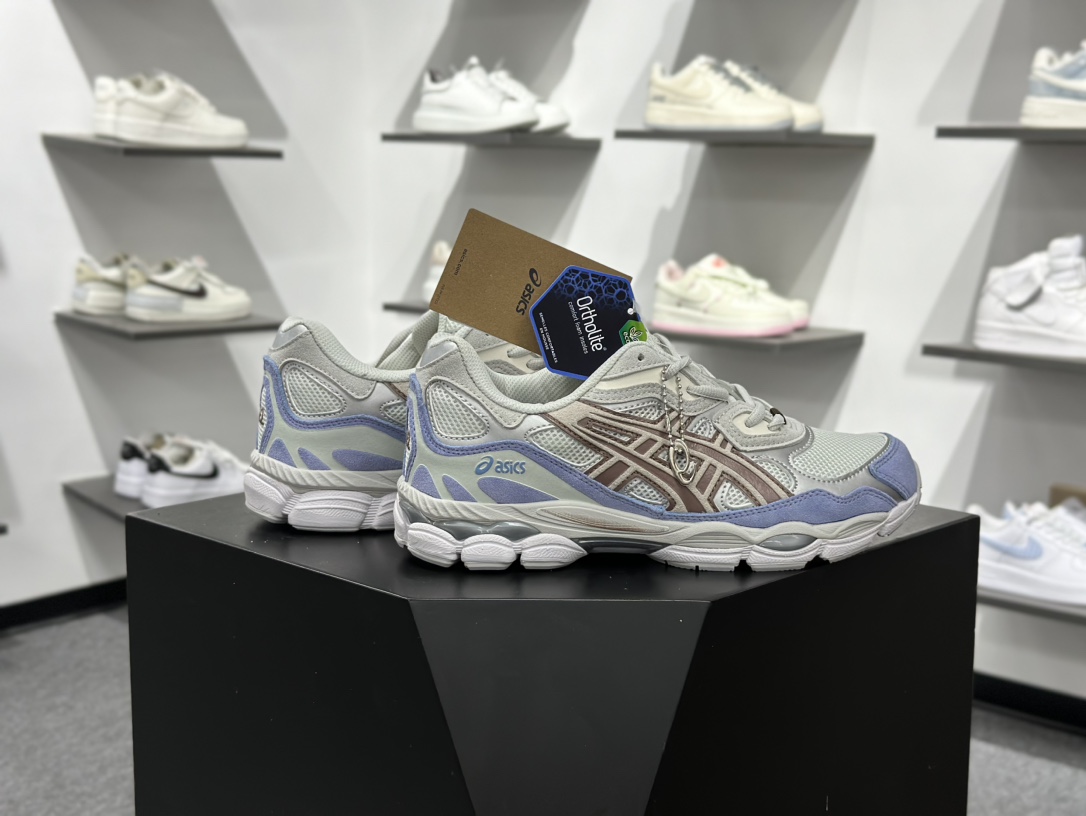 200 Asics Gel-N 复古单品 白蓝 亚瑟士新款厚底街头运动休闲鞋 1203A953-100