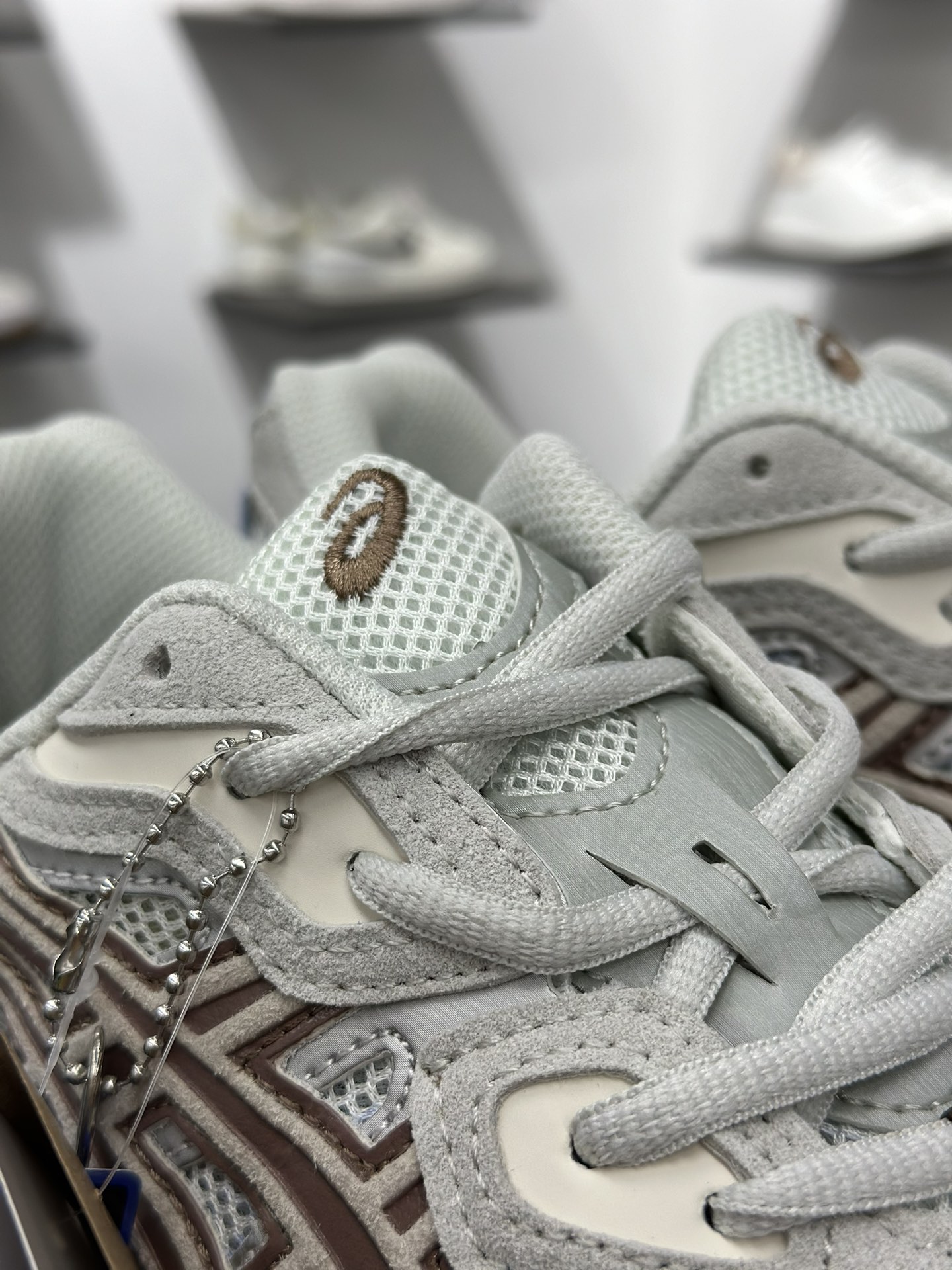 200 Asics Gel-N 复古单品 白蓝 亚瑟士新款厚底街头运动休闲鞋 1203A953-100