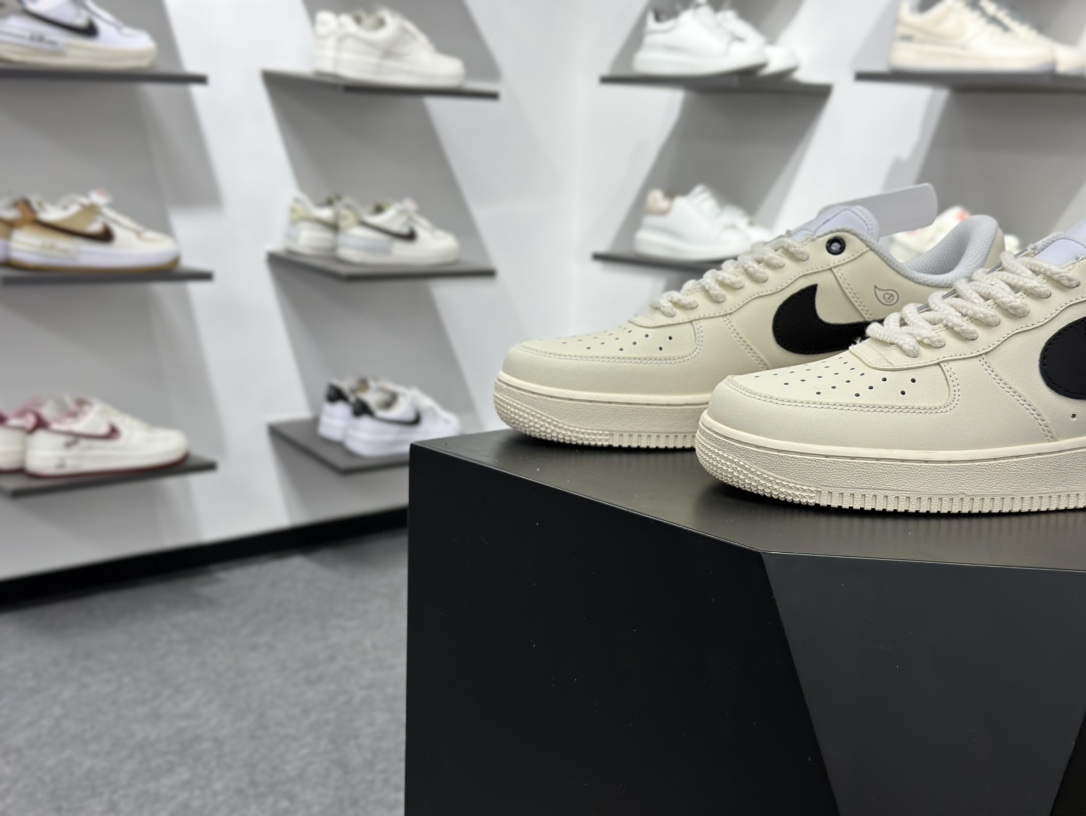 220 Nike Air Force 1 Low 07 佩斯利 皮革 WS 浸染涂鸦 米白 DD8959-100