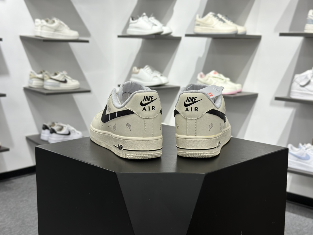 220 Nike Air Force 1 Low 07 佩斯利 皮革 WS 浸染涂鸦 米白 DD8959-100