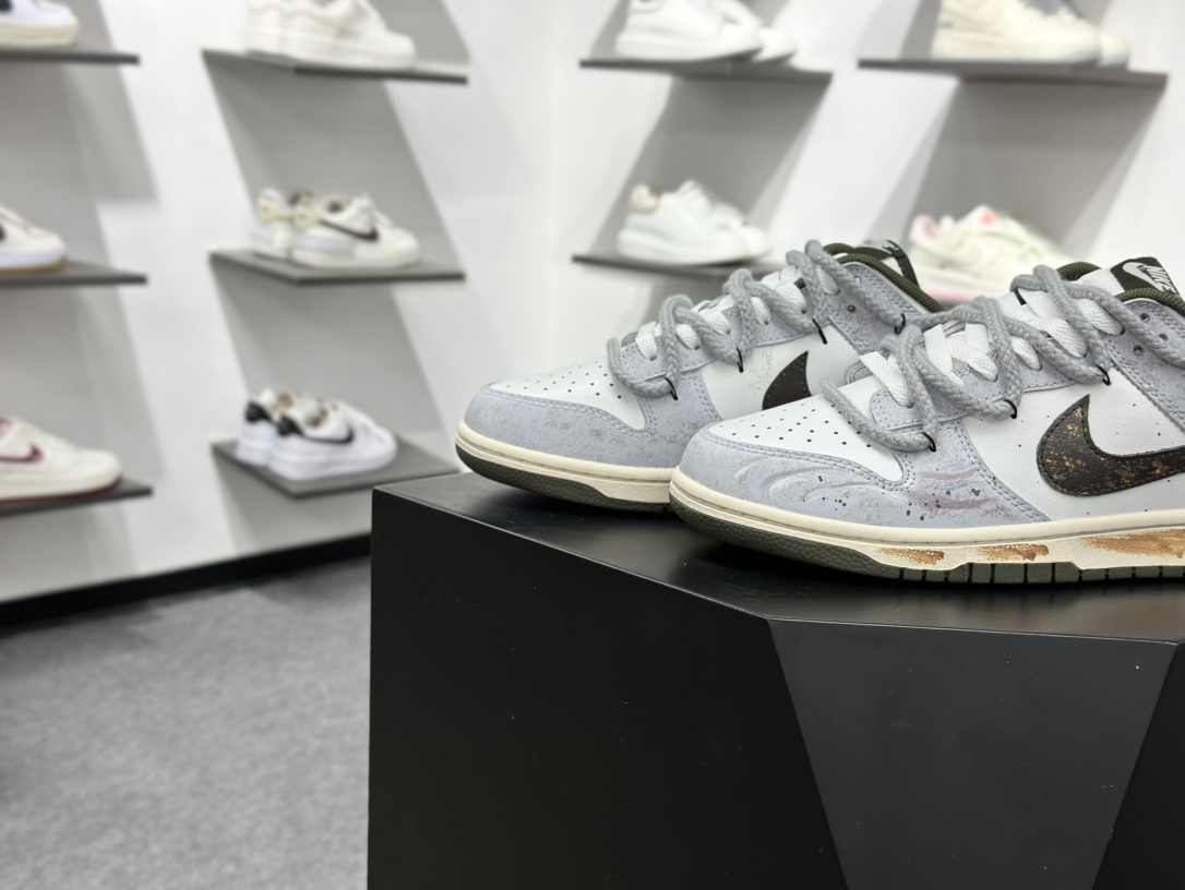 280 Nike SB Dunk Low 解构绑带 黄白灰 HF5441-105