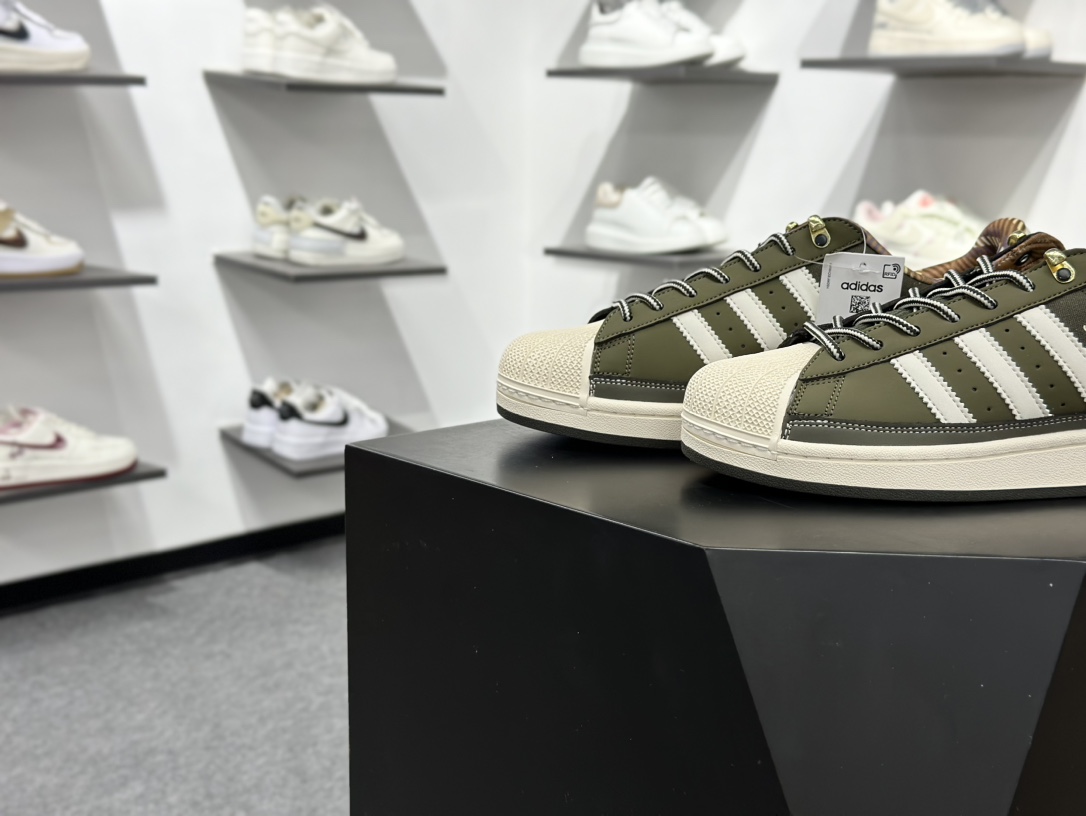160 Adidas Originals Super II全新配色 贝壳头休闲板鞋 JR6991