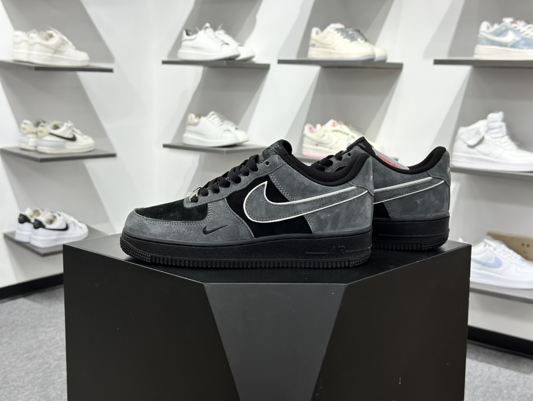 260 Nike Air Force 1 Low 07 灰黑小勾 ZH0316-133