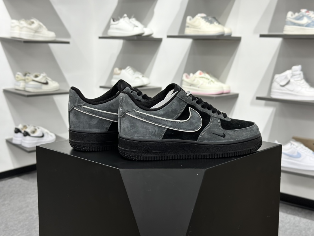260 Nike Air Force 1 Low 07 灰黑小勾 ZH0316-133
