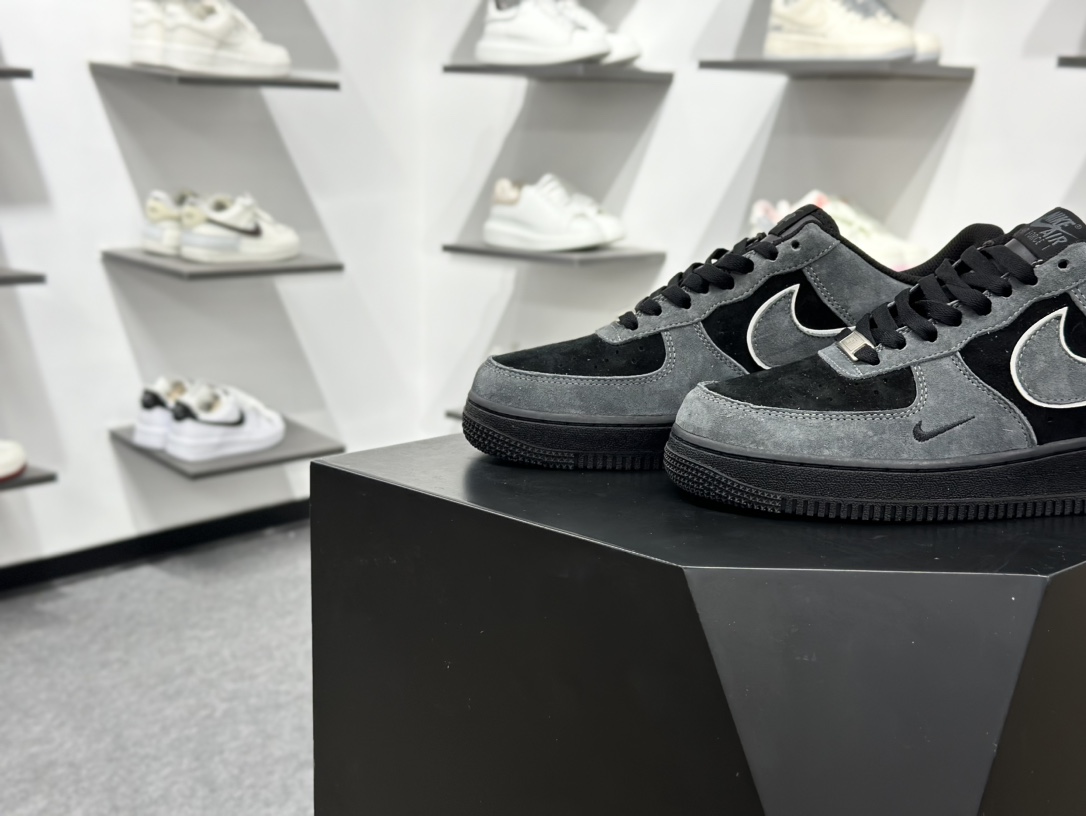 260 Nike Air Force 1 Low 07 灰黑小勾 ZH0316-133