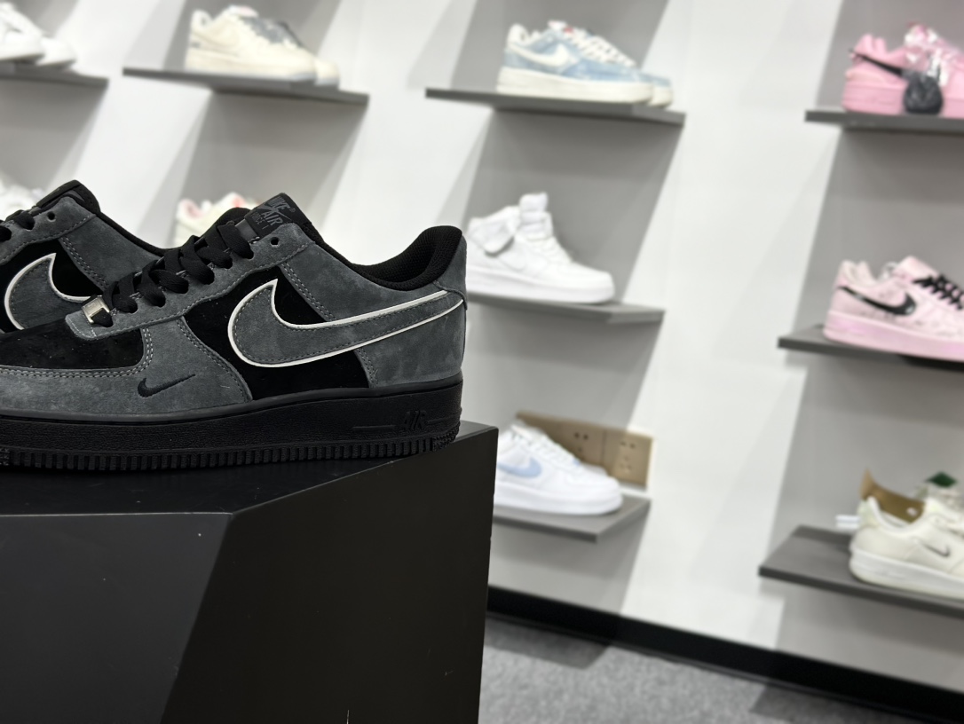 260 Nike Air Force 1 Low 07 灰黑小勾 ZH0316-133