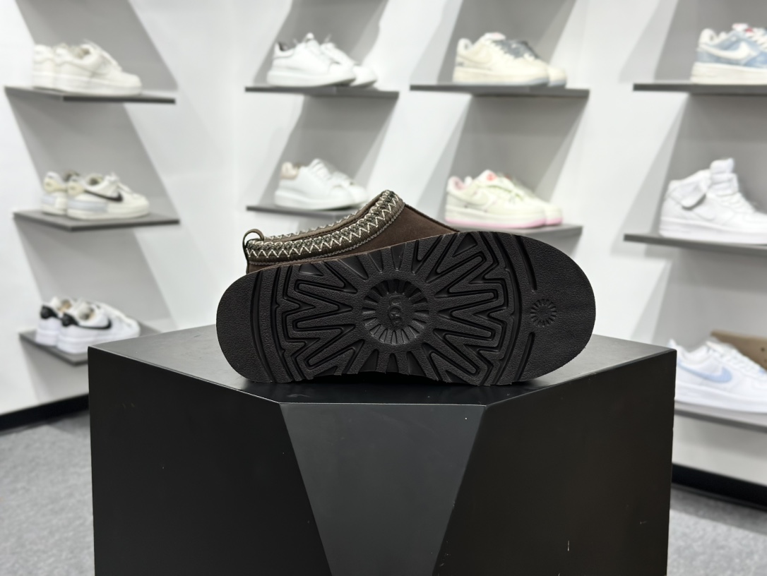 UGG 塔茨系列加厚款 穆勒风包头5CM半拖鞋