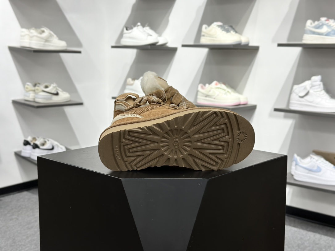 UGG Highmel 梅尔 粗鞋带款 低帮雪地靴 面包鞋 1144032