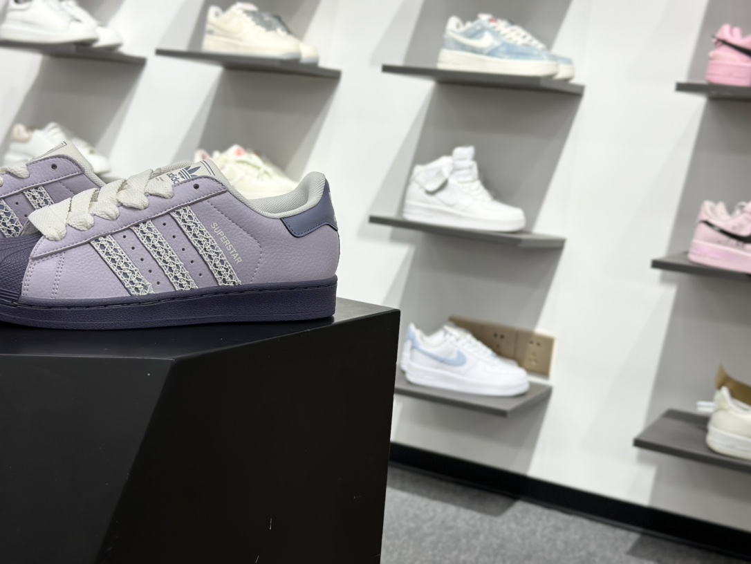 140 阿迪达斯/三叶草Adidas Originals Superstar II 经典贝壳头古着系列低帮百搭休闲运动板鞋 KJ4210