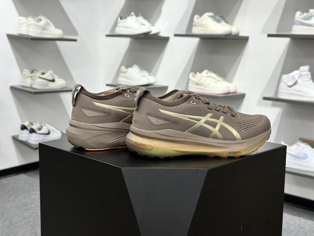 180 Asics Gel-Kayano 31 Luxe 褐色 亚瑟士系列复古舒适织物休闲跑步鞋 1011C035-020
