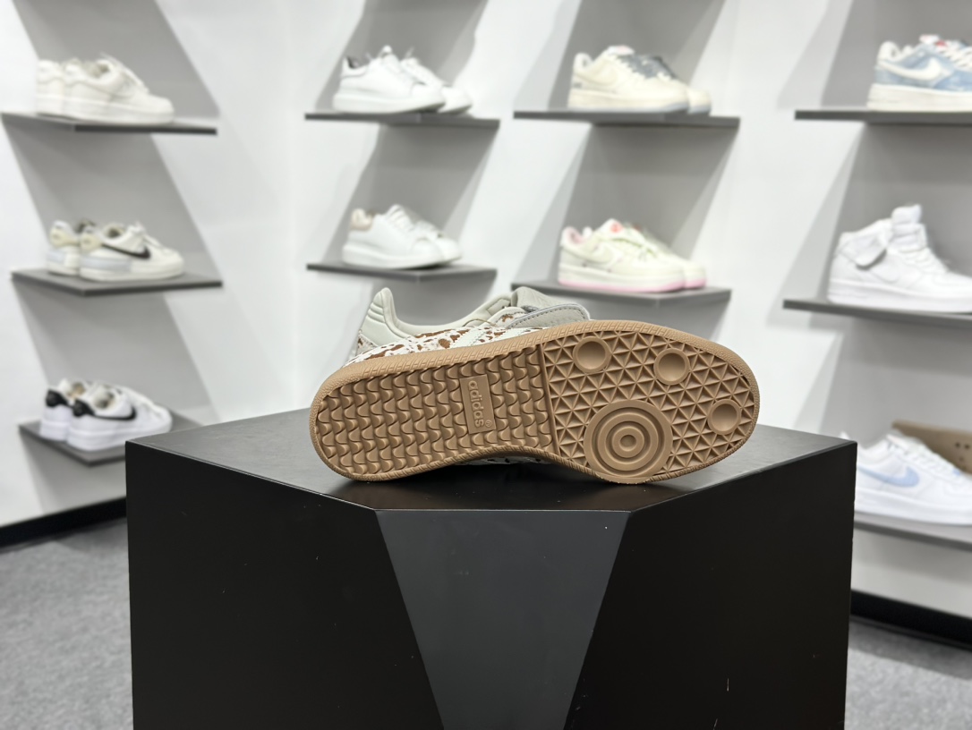 adidas originals SAMBA LT 棕白色 JS3931