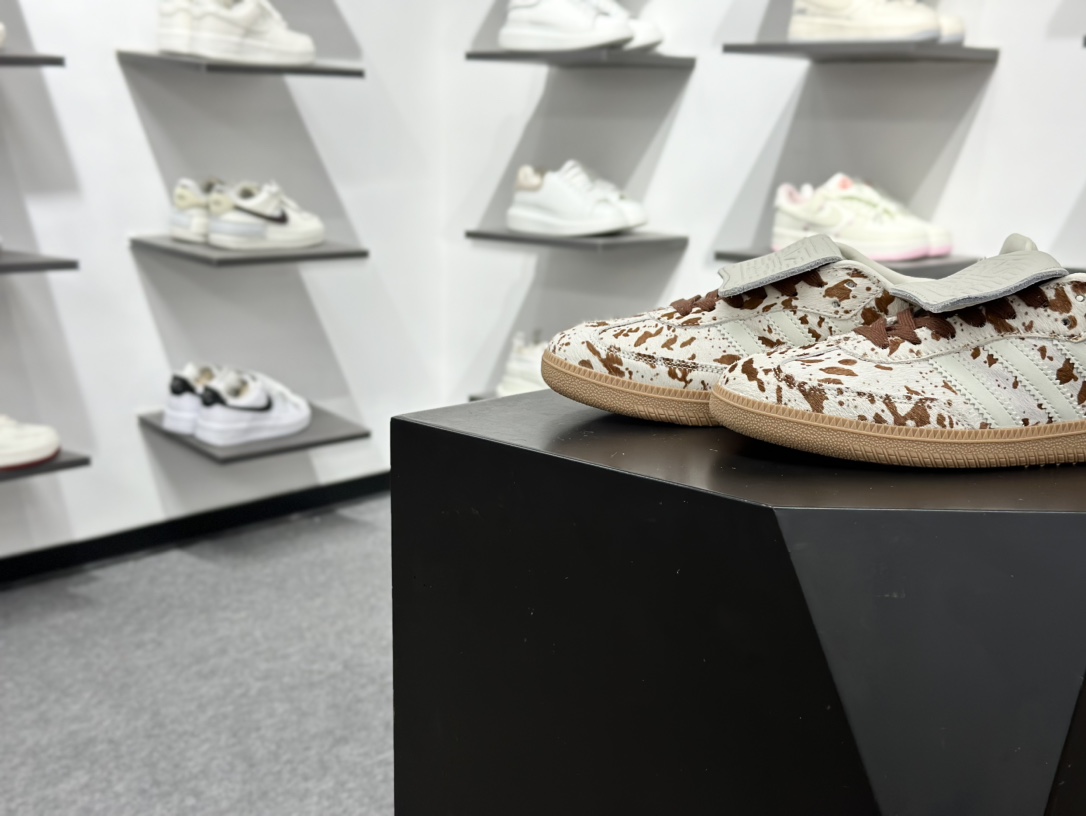 adidas originals SAMBA LT 棕白色 JS3931