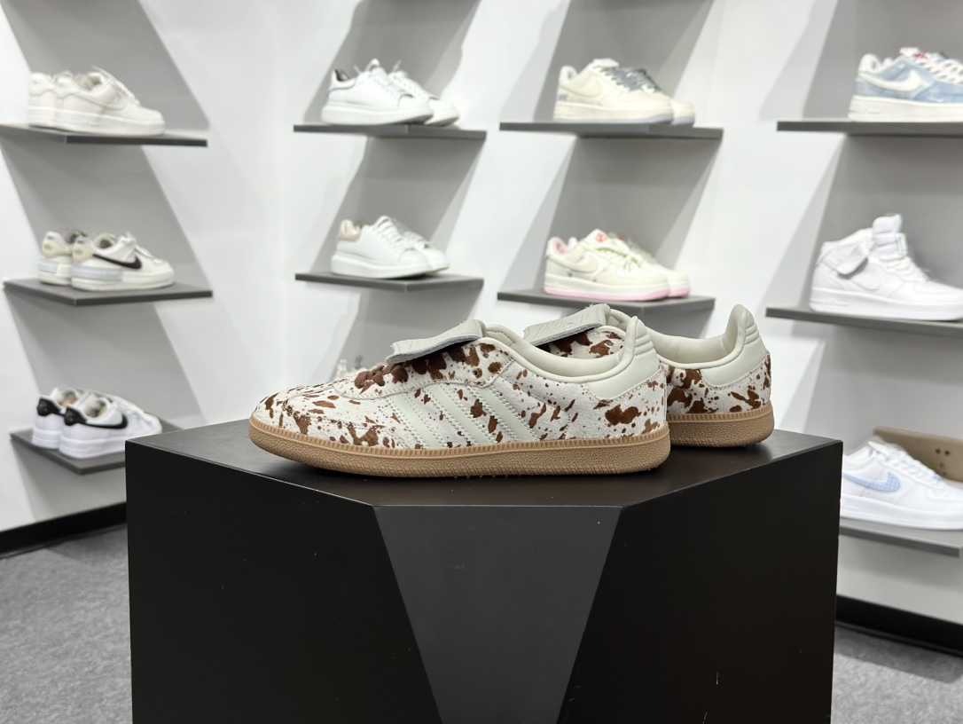 adidas originals SAMBA LT 棕白色 JS3931