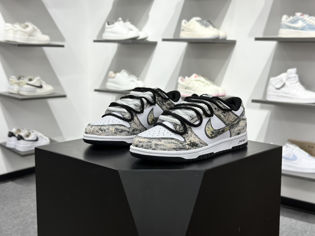 Nike SB Dunk Low 淘金热 黑白金 HF5441-100