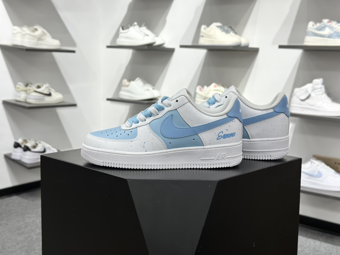 Air Force 1 Low简约浪漫 夏晚白蓝 经典休闲运动板鞋 ZH0316-117-莆田鞋,莆田鞋货源,高仿鞋,高仿鞋货源,安福档口,莆田高仿鞋,莆田鞋批发,高仿鞋批发,莆田高仿运动鞋,高仿运动鞋,莆田运动鞋 Air Force 1 Low简约浪漫 夏晚白蓝 经典休闲运动板鞋 ZH0316-117