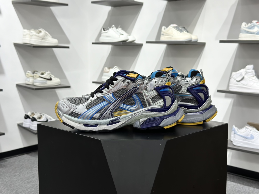 380 巴黎世家BALENCIAGA Runner Sneaker 2.0慢跑系列低帮复古野跑潮流姥爹风百搭休闲运动慢跑鞋