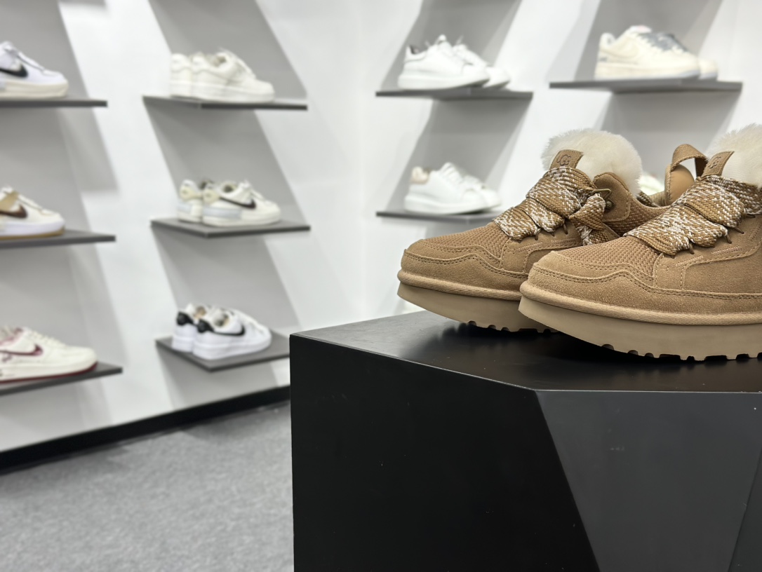 280 UGG Highmel 梅尔 粗鞋带款 低帮雪地靴 面包鞋 1144032-Chinese UA Cheap High Quatity Brand Clothes Bags handbags Sneakers wholesale wholesaler seller from China Factory suppliers Fashion Clothing Shoes best Quality Beautiful Price 280 UGG Highmel 梅尔 粗鞋带款 低帮雪地靴 面包鞋 1144032