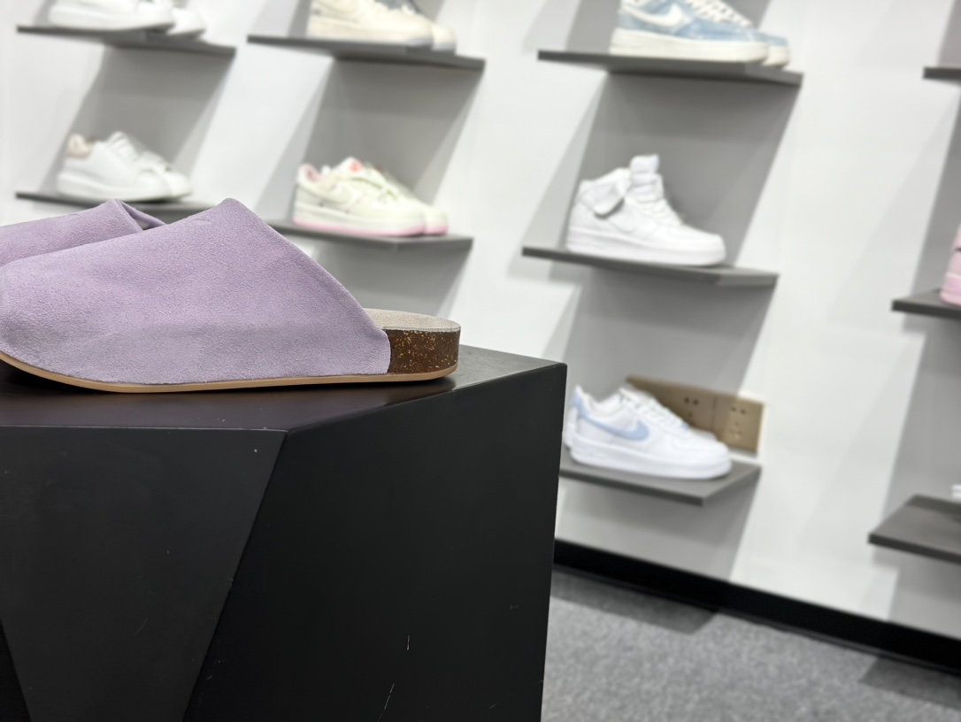 adidas originals Adimule 紫色 勃肯系 防磨防滑包头拖鞋 JP8732