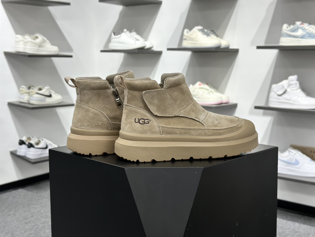 美国轻奢品牌 UGG M Tasman Weather Hybrid 塔斯曼混合系列中帮厚底轻量休闲马丁靴 U9807