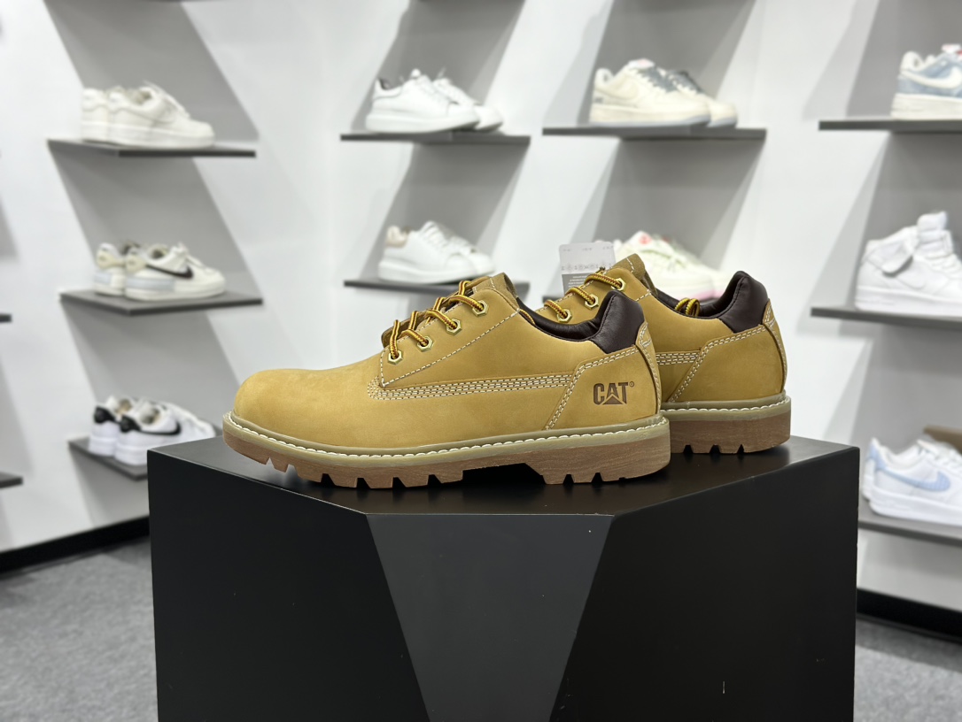 CAT/卡特 硬汉推土机品牌 秋冬新款 户外低帮舒适休闲工装鞋 CRAlL SPORT LOW 选用经典磨砂头层牛皮鞋面 P110439