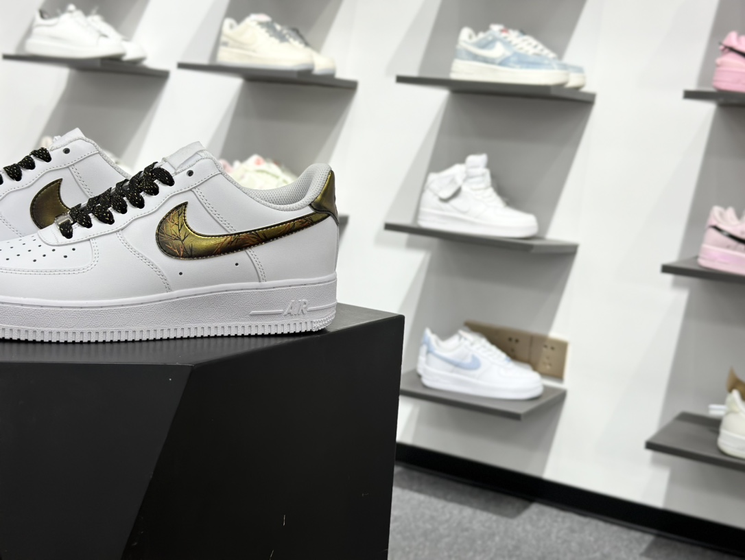 Nike Air Force 1‘07 Low 二次元主题 白金裂纹 空军一号低帮休闲板鞋 ZH0316-147