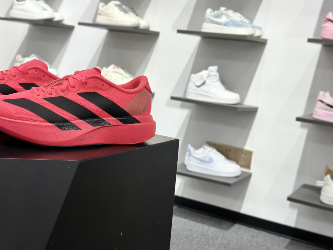 200 Ad Adizero Evo SL M 轻盈跑鞋 耐磨减震专业跑步鞋 JS4492