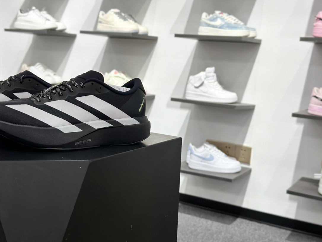 200 Ad Adizero Evo SL M 轻盈跑鞋 耐磨减震专业跑步鞋 KJ1365